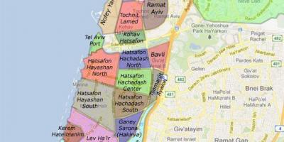 Tel Aviv lagjet hartë