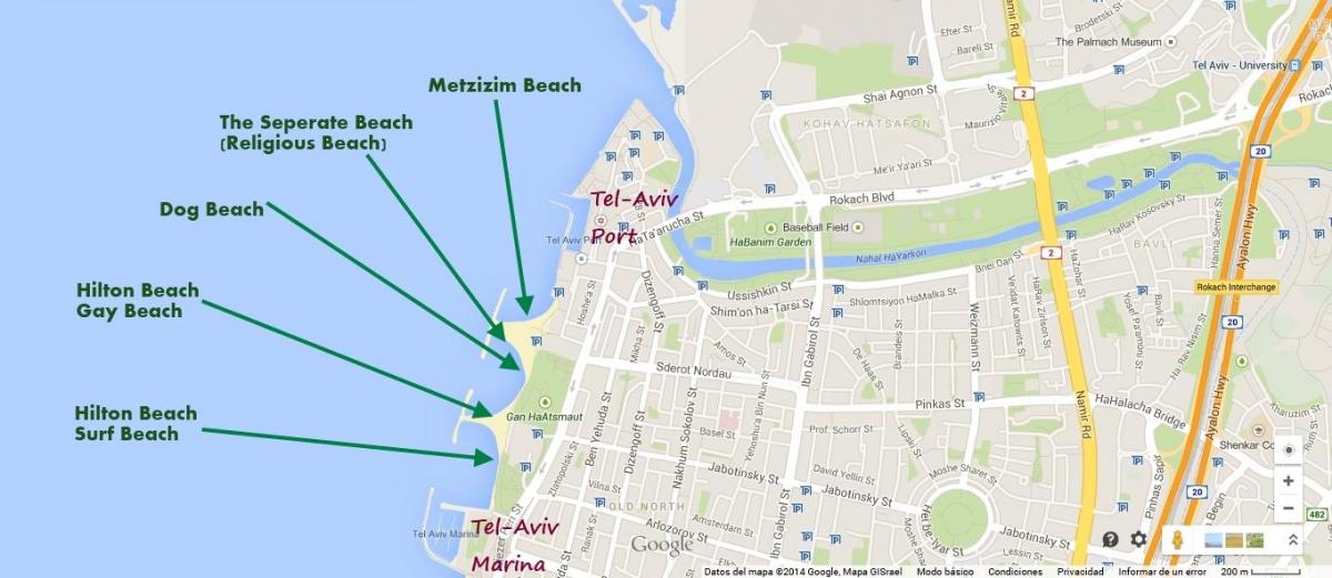 harta e namal Tel Aviv