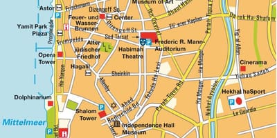 Harta e Tel Aviv zonë