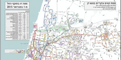 Qendrore stacioni i autobusëve Tel Aviv hartë