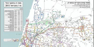 Qendrore stacioni i autobusëve Tel Aviv hartë