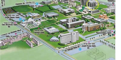 Tel Aviv kampusin e universitetit hartë